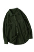 Turn Down Collar Buttoned Shirt Jacket